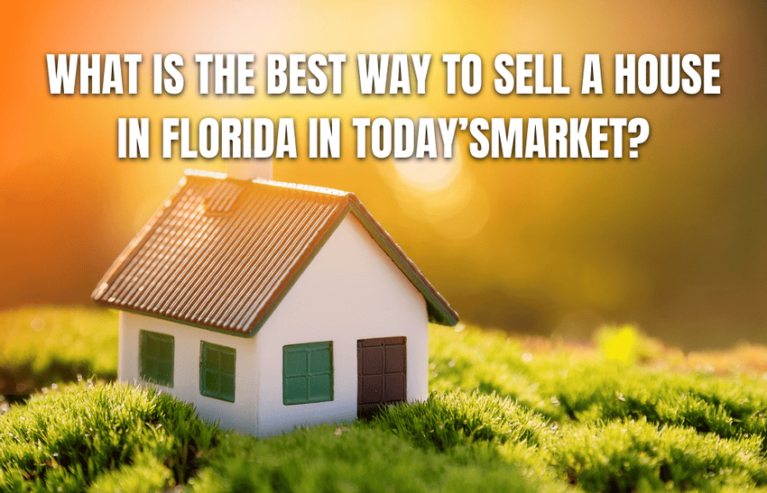A small house in the middle of green land, showcasing the best way to sell a house in Florida.