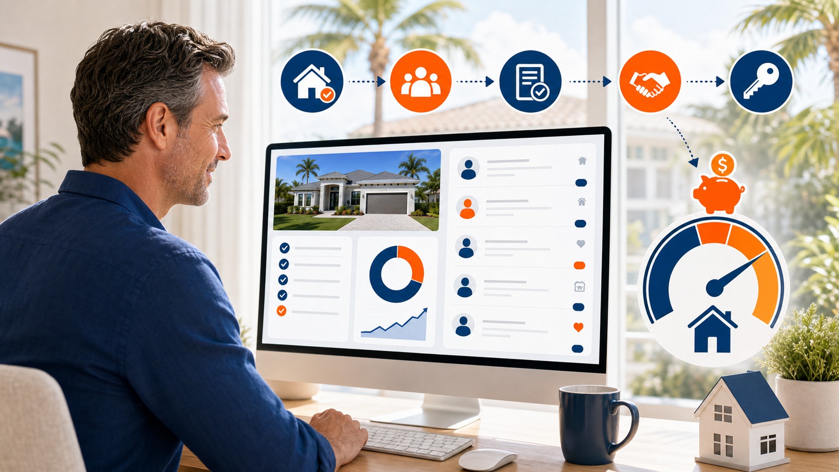 Florida FSBO seller preparing to sell property without a traditional Realtor